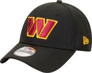 New Era Men's New Era Black Washington Commanders Core Team 9FORTY Adjustable Hat