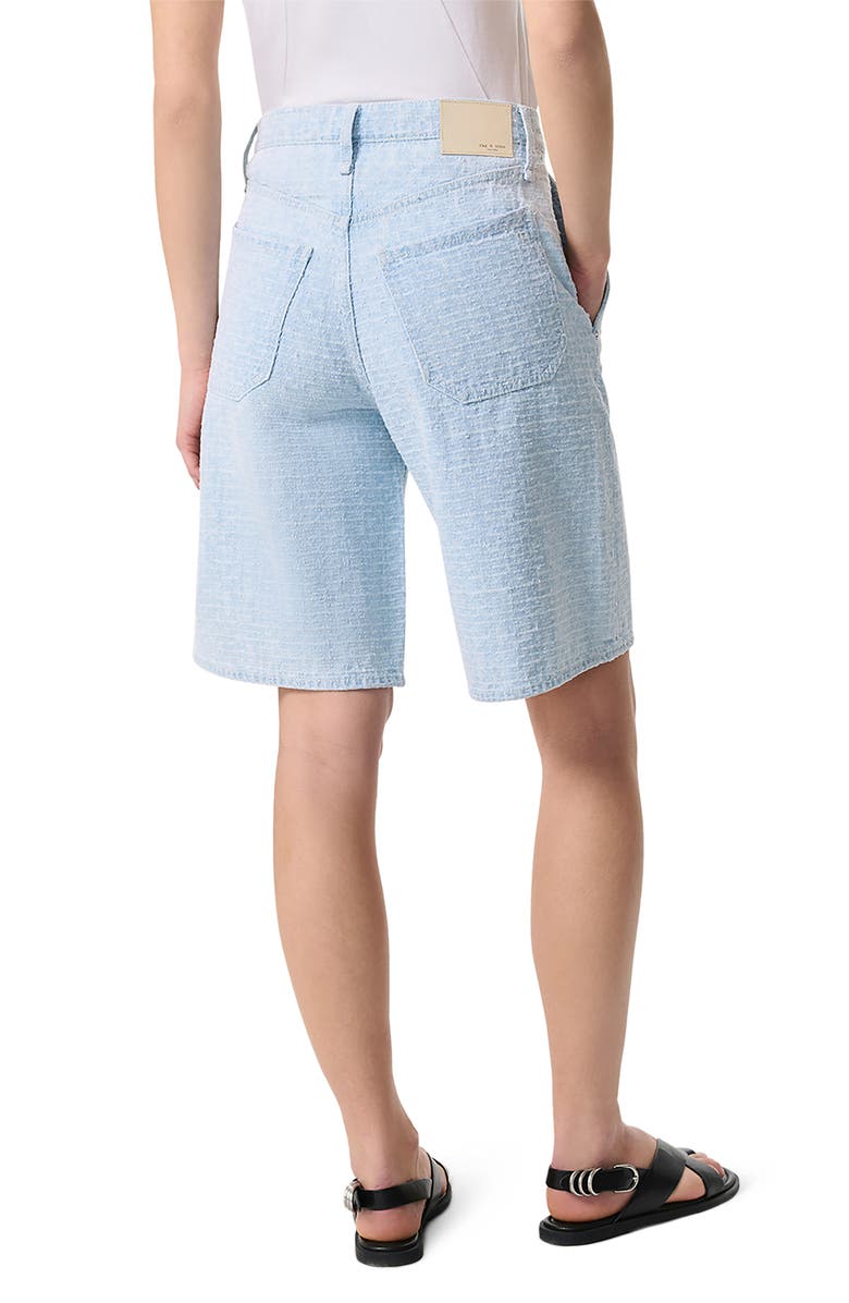 rag & bone McKenna Denim Shorts, Alternate, color, Tweed