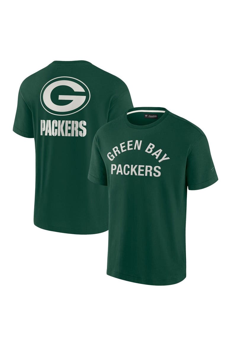 Unisex Fanatics Signature Green Green Bay Packers Elements Super Soft Short Sleeve T-Shirt, Main, color, Green