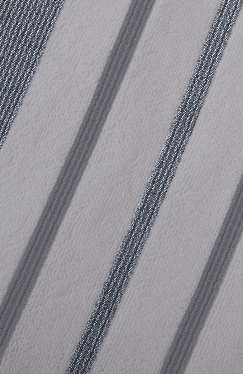 Woven & Weft Decorative 4-Pack Bath Towels, Alternate, color, Light Grey / Mid Grey