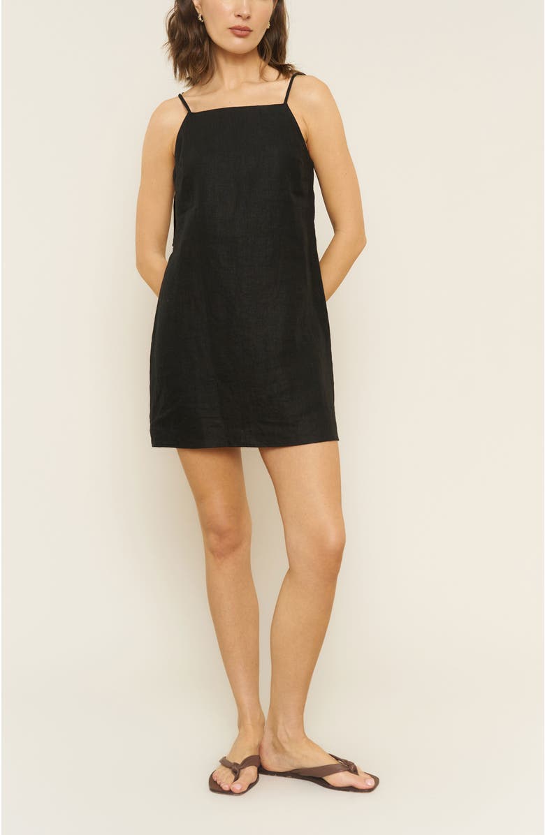 Whimsy + Row Lainey Dress, Main, color, Black