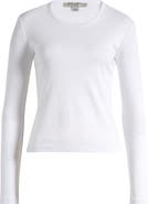 AllSaints Stevie Long Sleeve Organic Cotton T-Shirt