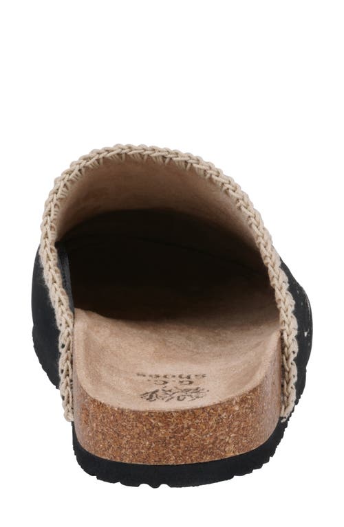 Gc Shoes Jamie Flower Clog In Black