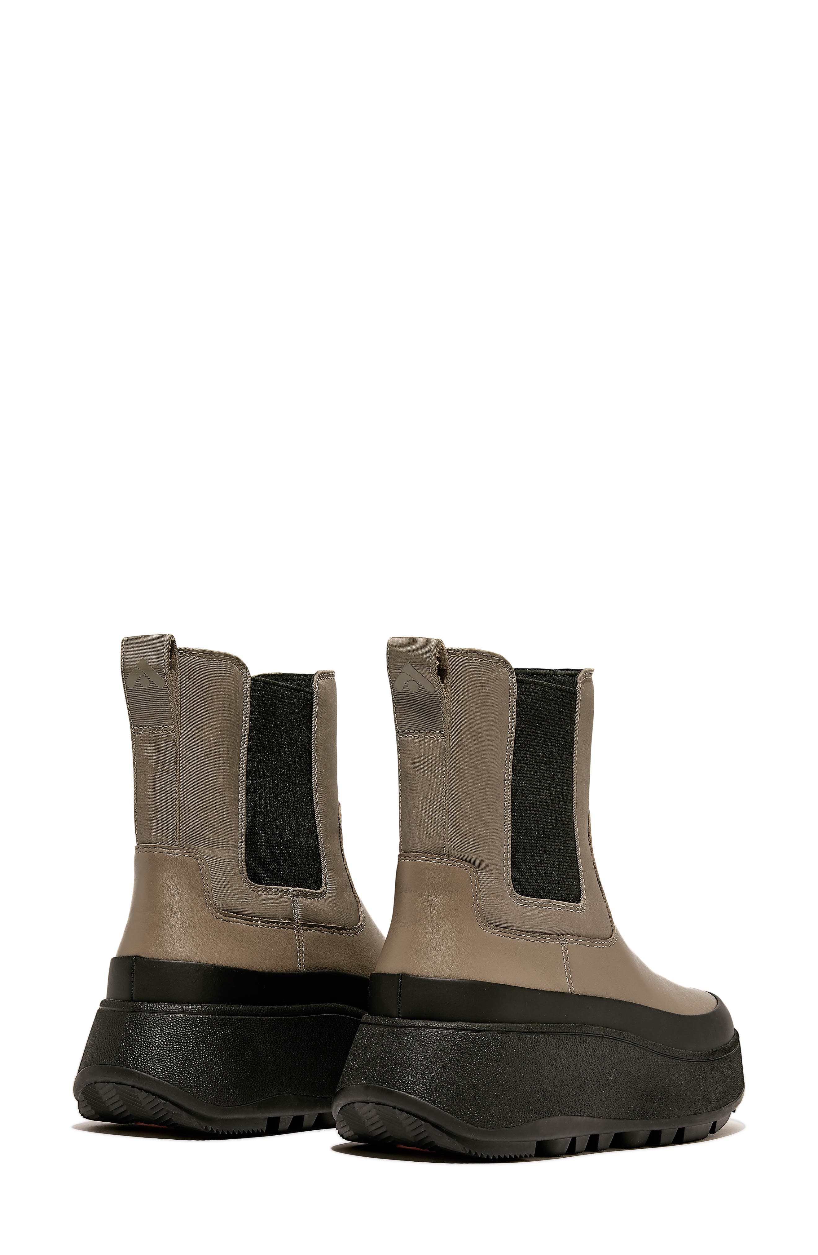 FitFlop F-Mode Water-Resistant Platform Chelsea Boot, Alternate, color, 