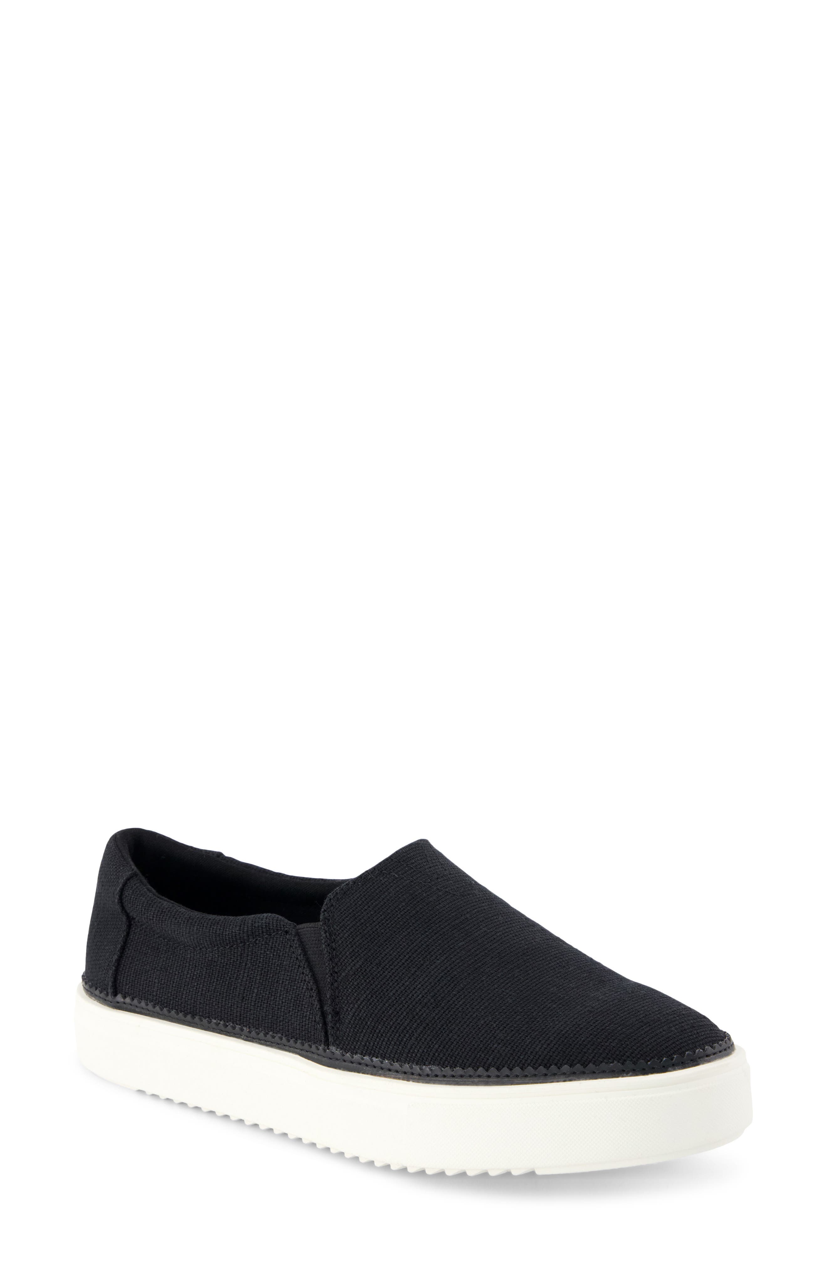 Emily Slip-On Sneaker, Main, color, BLACK