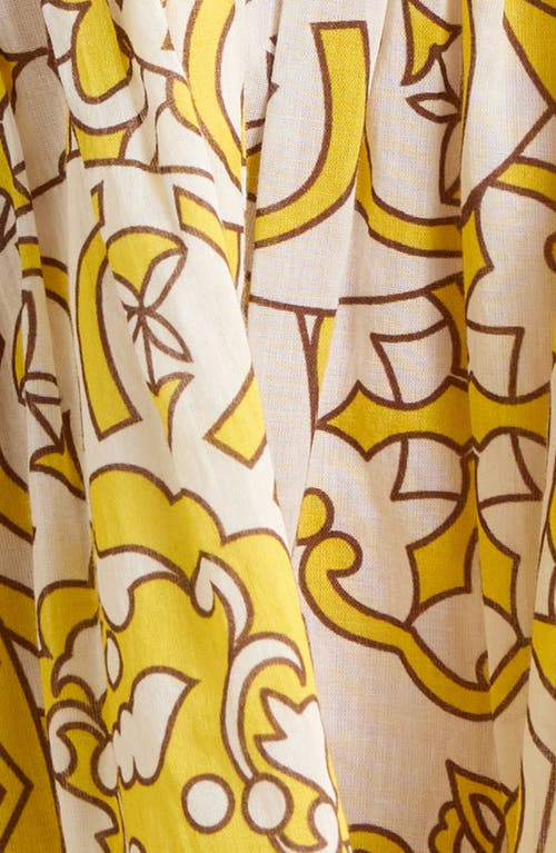 Ramy Brook Gigi Print Ruffle Minidress In Brown