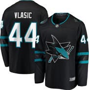FANATICS Men's Fanatics Marc-Edouard Vlasic Black San Jose Sharks  Premier Breakaway Player Jersey