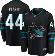 FANATICS Men's Fanatics Marc-Edouard Vlasic Black San Jose Sharks  Premier Breakaway Player Jersey
