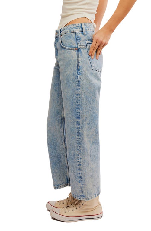 Free People Deep Trance Dropped Boyfriend Jeans In Sweet Dreams In Blue