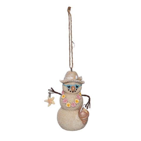 Beach Sandman Tree Ornament