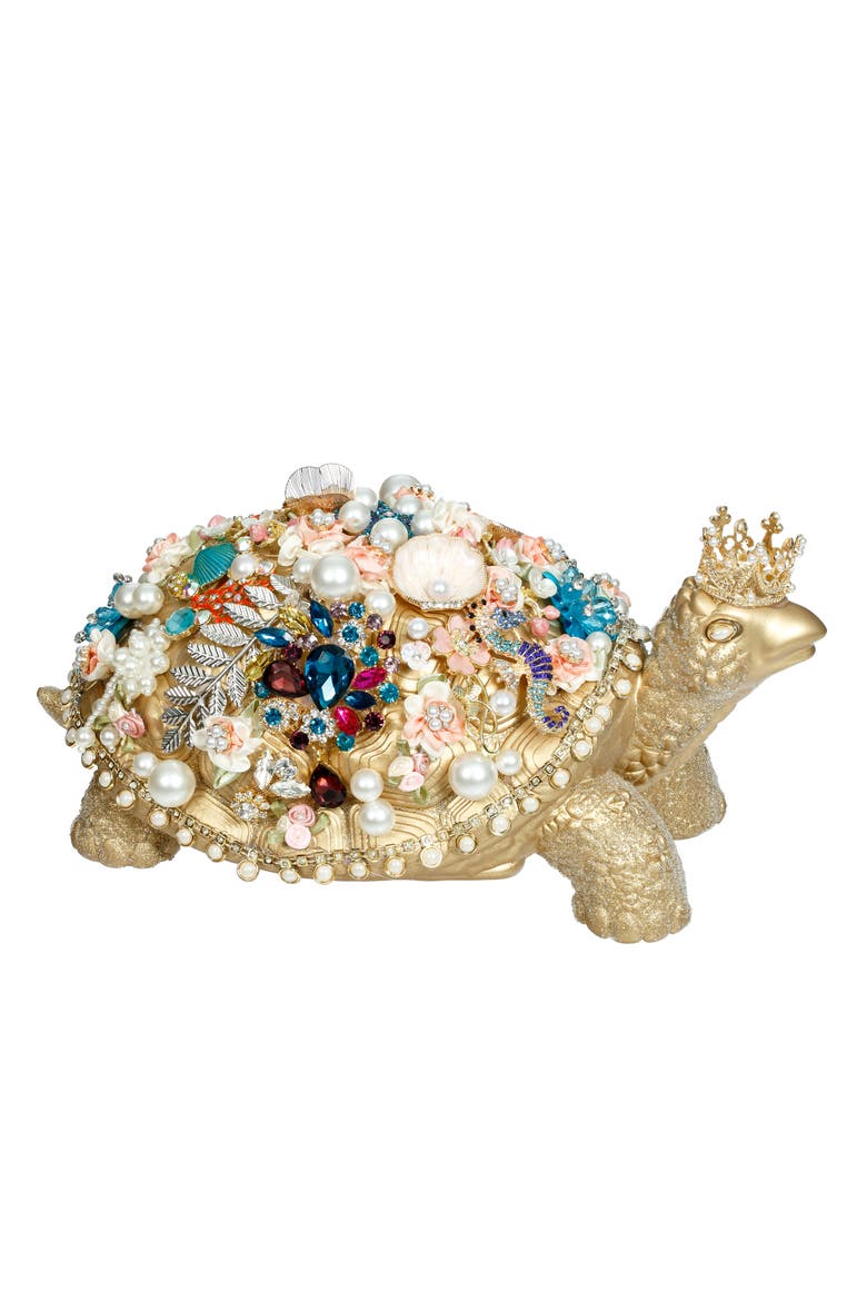 Jeweled Turtle, Large, Main, color, Gold