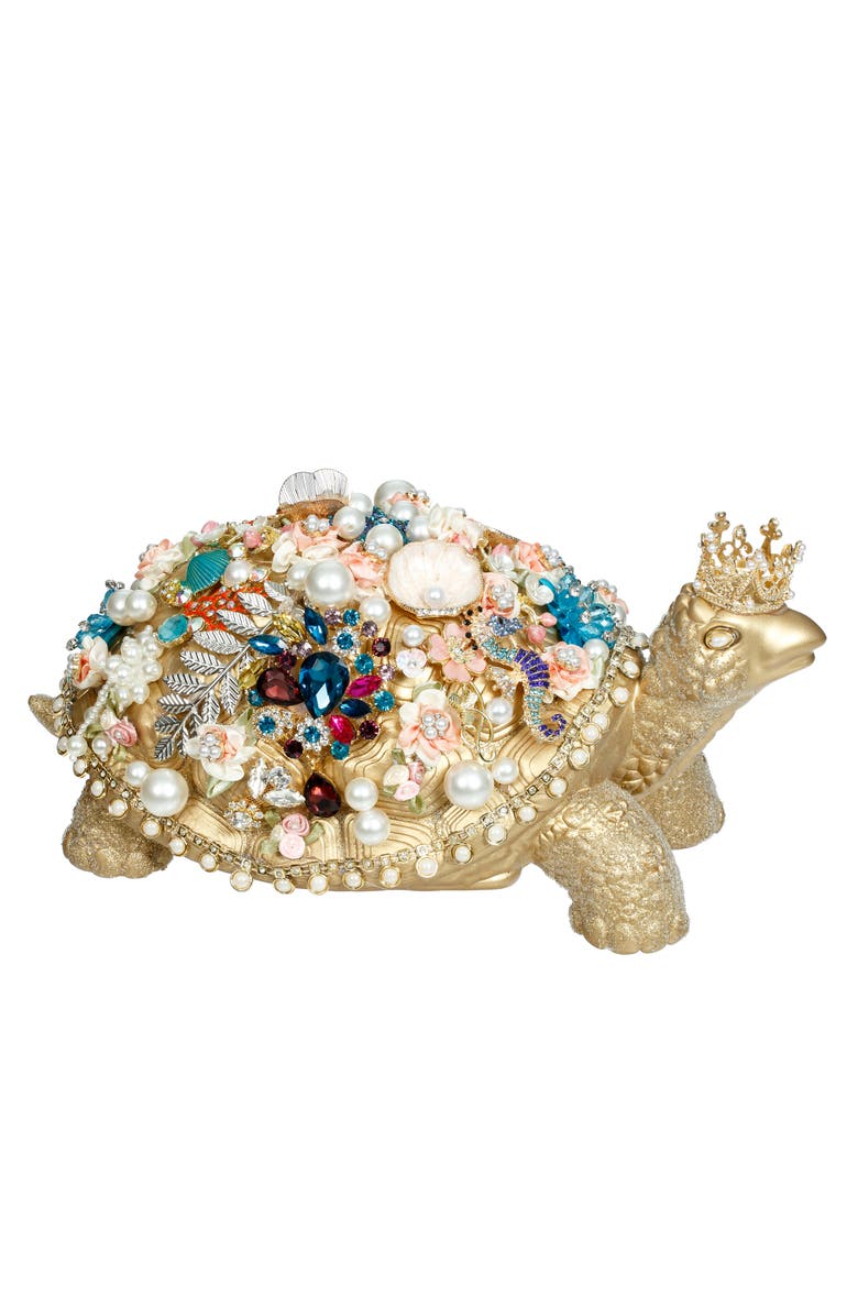 Mark Roberts Jeweled Turtle, Large, Main, color, Gold
