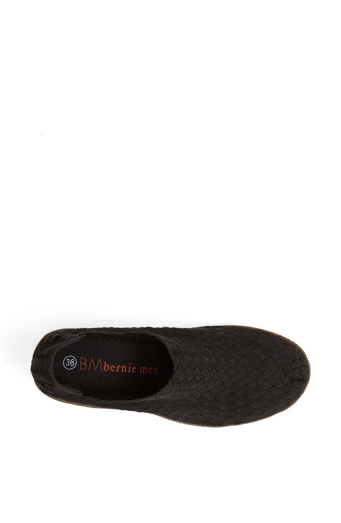 Woven Wedge, Alternate, color, BLACK