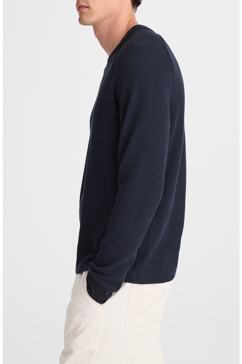 Textured Long Sleeve T-Shirt, Alternate, color, OBSIDIAN BLUE