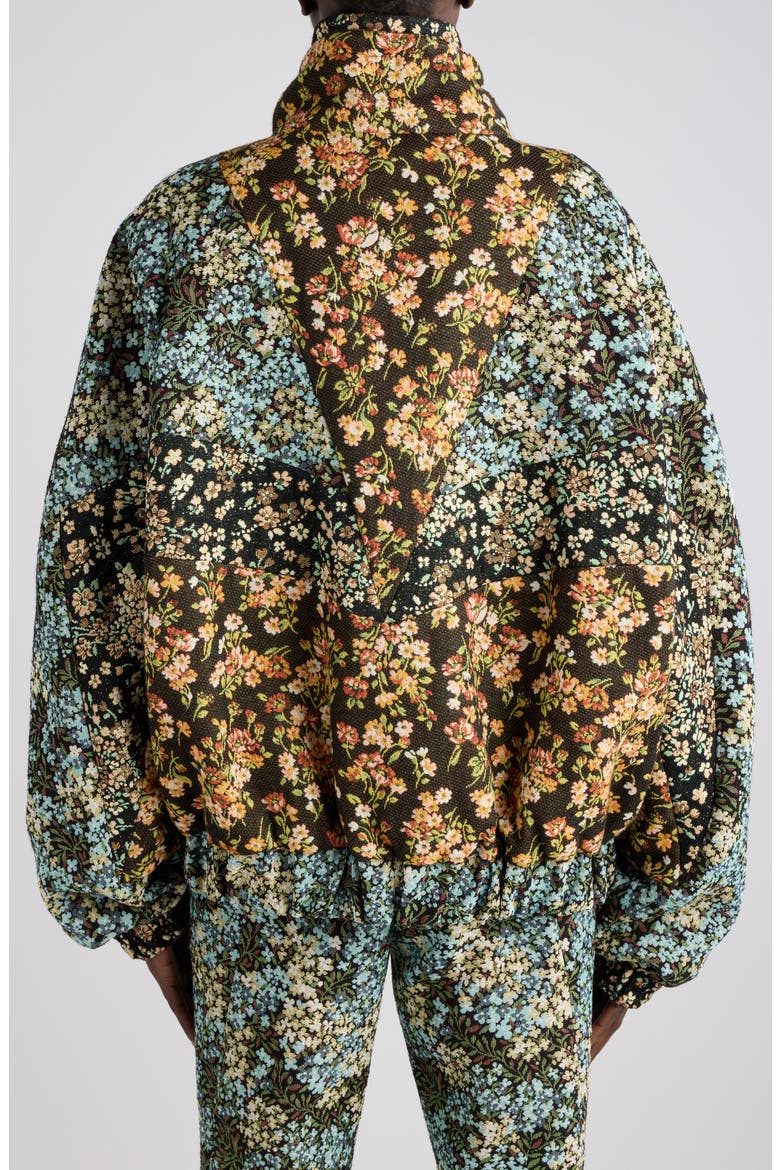 Vango Floral Gobelin Jacquard Jacket, Alternate, color, SKY