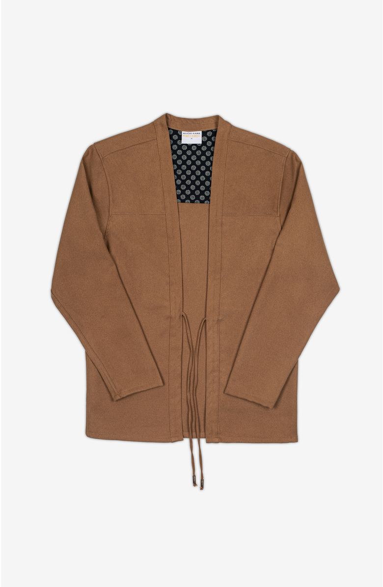 AKASHI-KAMA Technical Noragi Jacket, Main, color, Kona Coffee