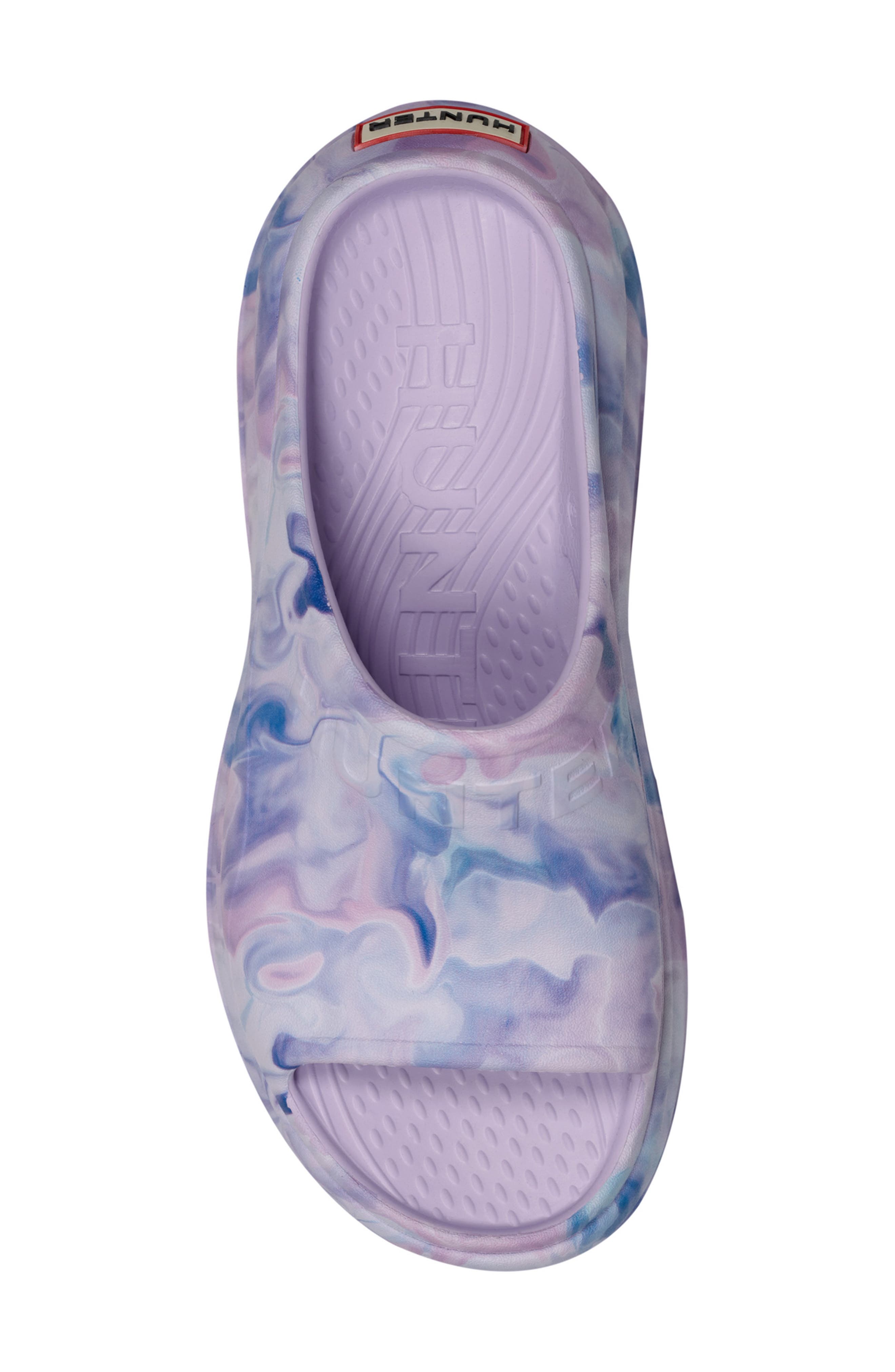 Hunter Haddie 2 Platform Slide Sandal, Alternate, color, Medium Purple