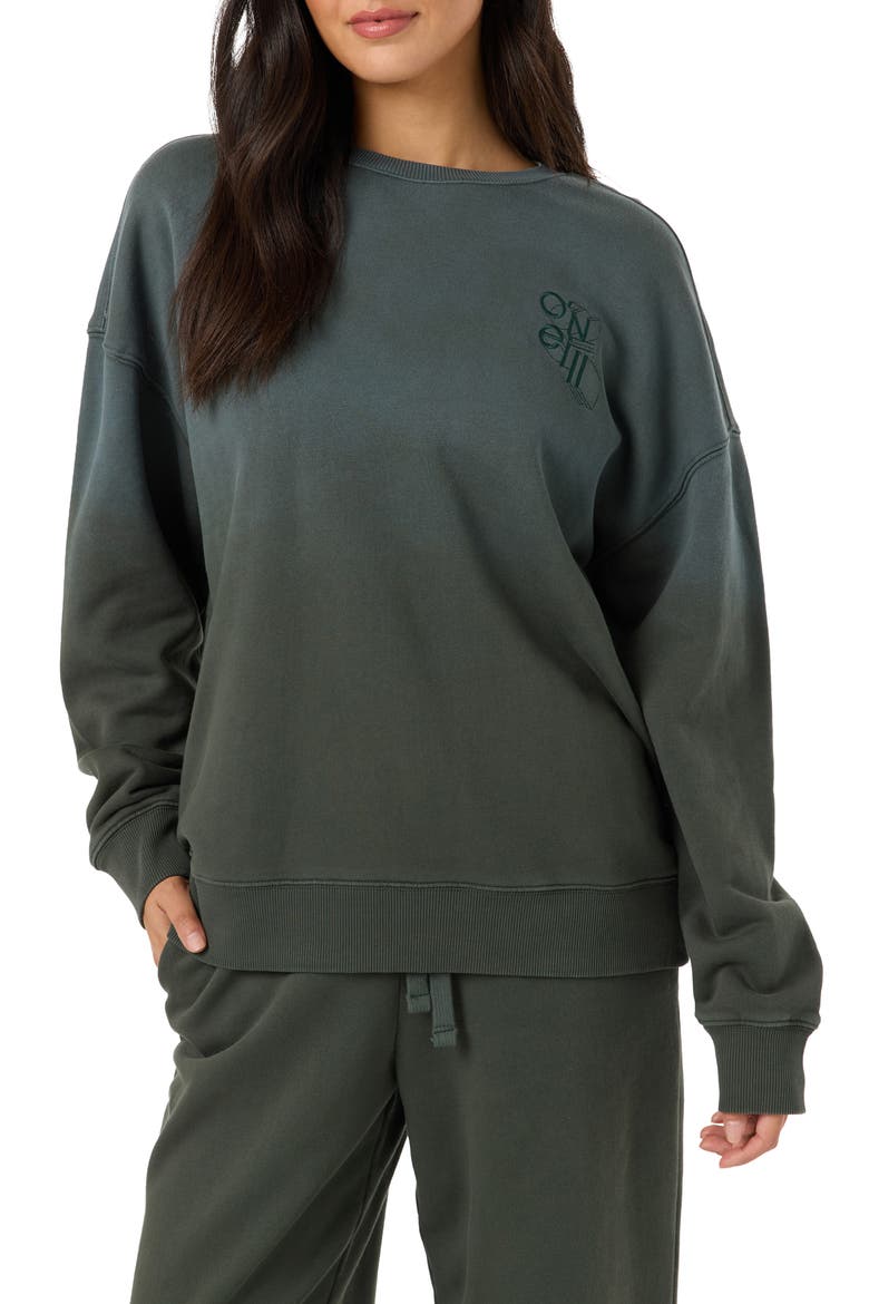 OG Vintage Oversized Sweatshirt, Main, color, HUNTER GREEN