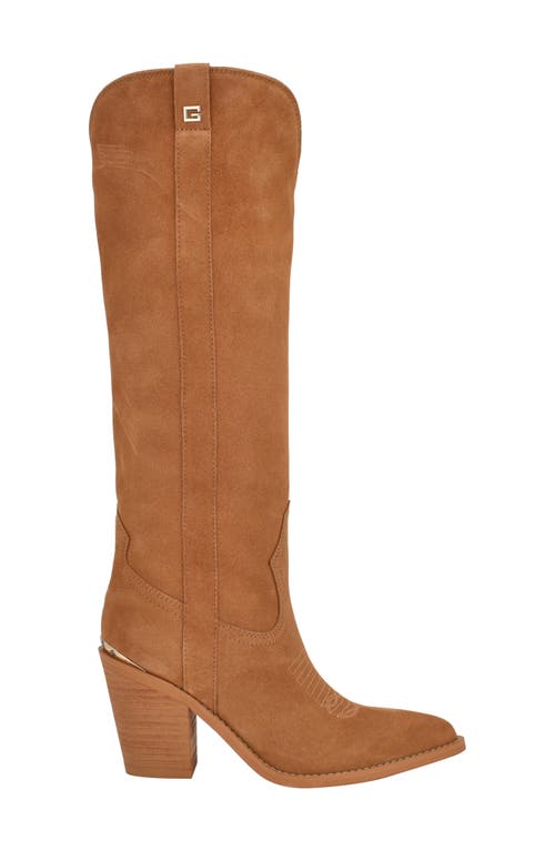 Guess Sashan Western Boot In Brown