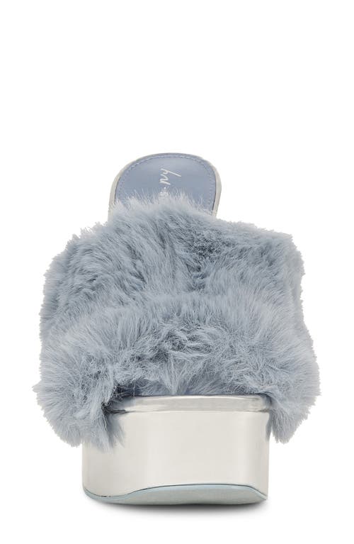 Circus Ny By Sam Edelman Abigail Platform Sandal In Glacial Blue/soft Silver
