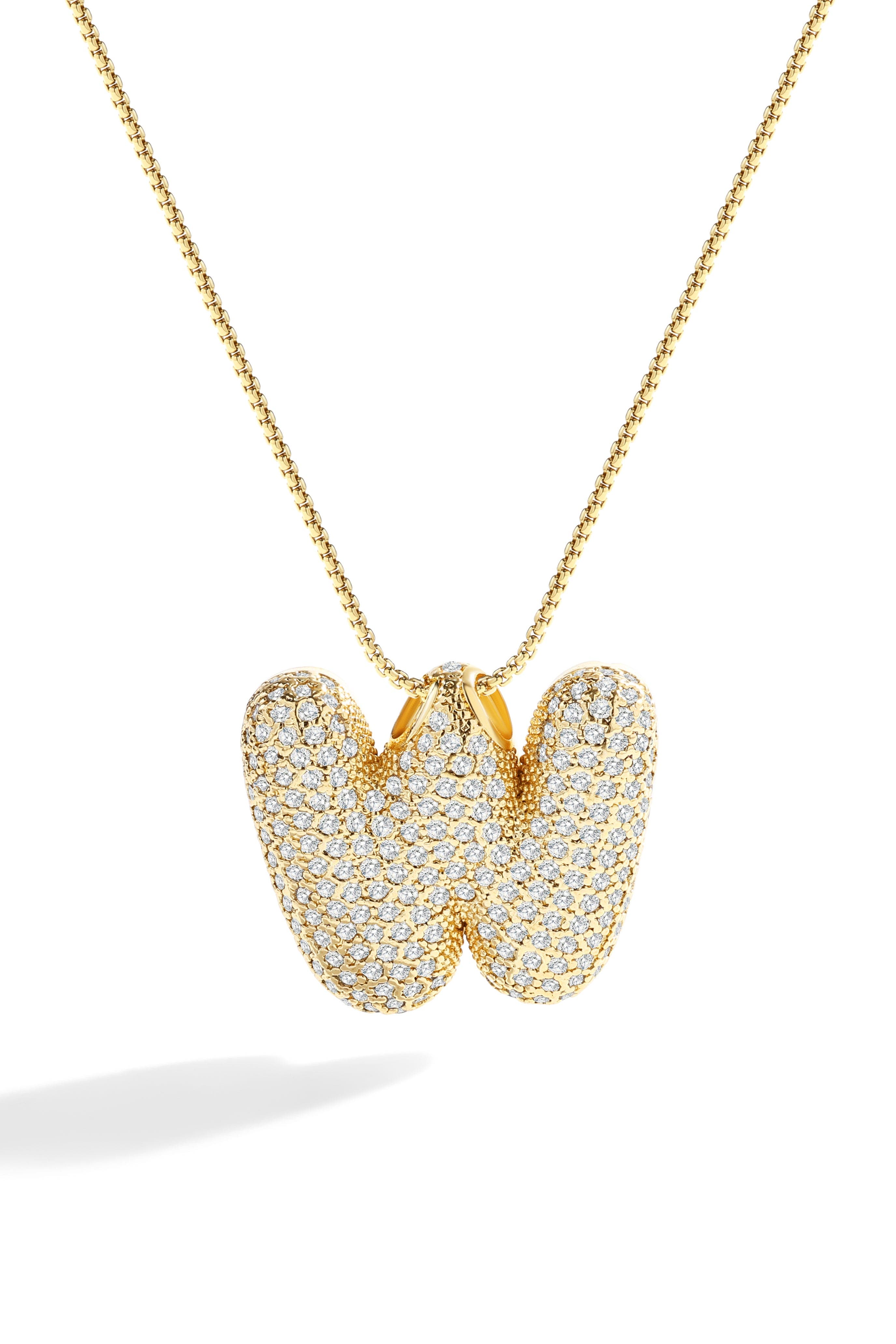 18k Gold / Letter W