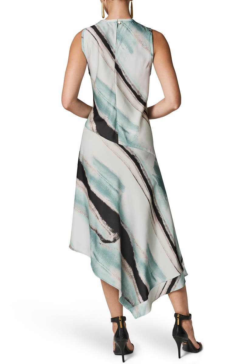 Donna Karan New York Sleeveless Asymmetric Hem Dress, Alternate, color, 