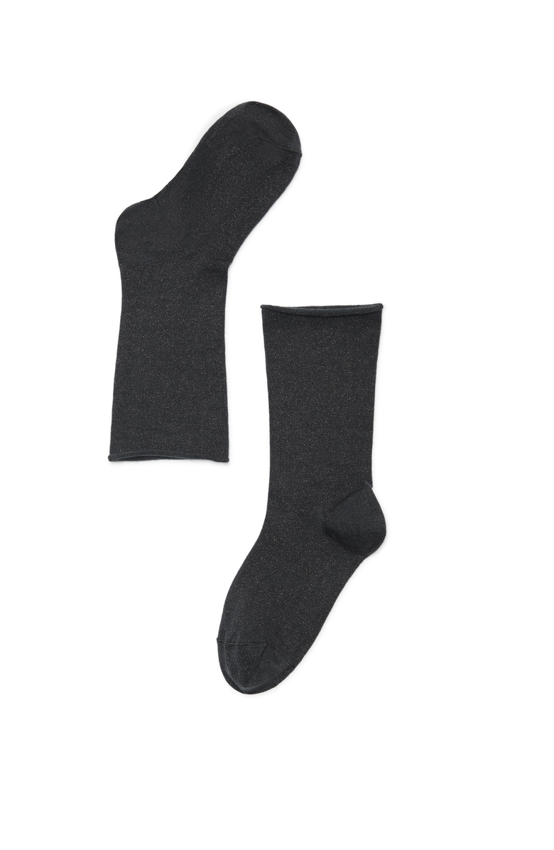 Brunello Cucinelli Cashmere knit socks, Main, color, Lead