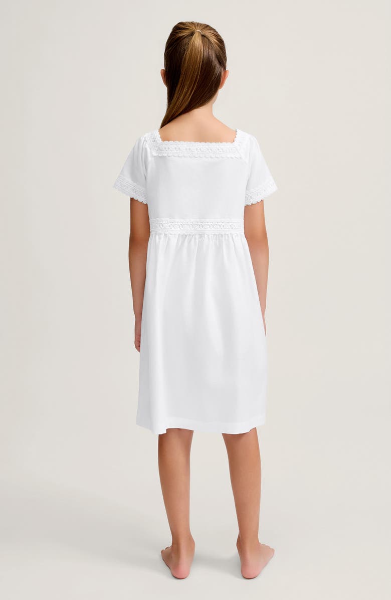 Petite Plume Juliette Nightgown, Alternate, color, White