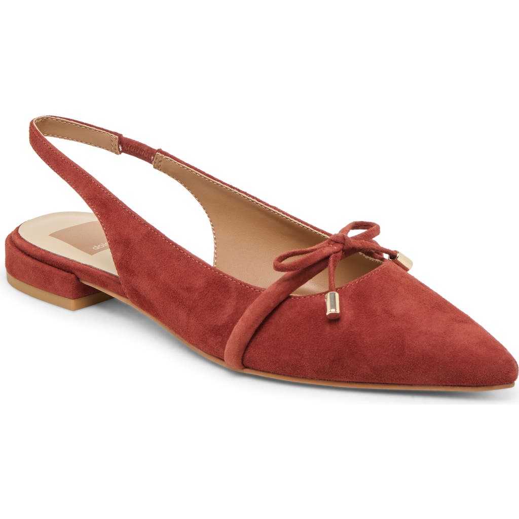 Dolce Vita Payge Pointed Toe Slingback Pump In Brown
