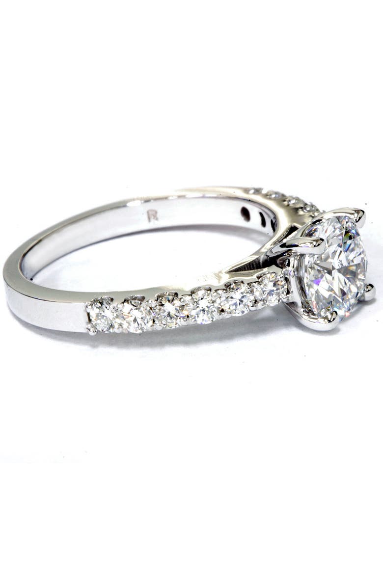 Bliss Diamond Certified 3.50Ct Diamond Engagement Ring Solitaire 14K Gold Lab Grown, Alternate, color, 14K White Gold