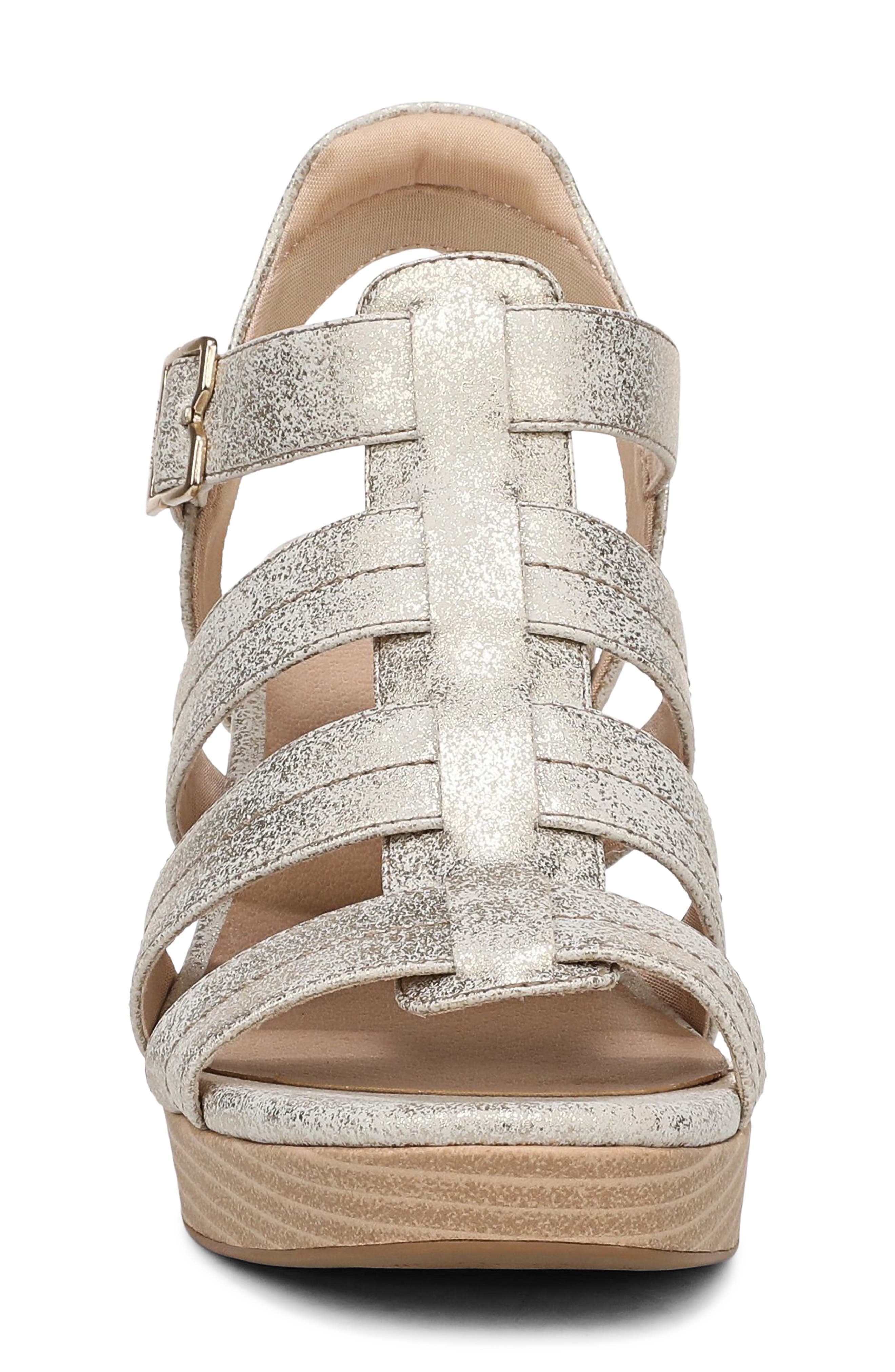 Makayla Slingback Platform Sandal, Alternate, color, LIGHT GOLD