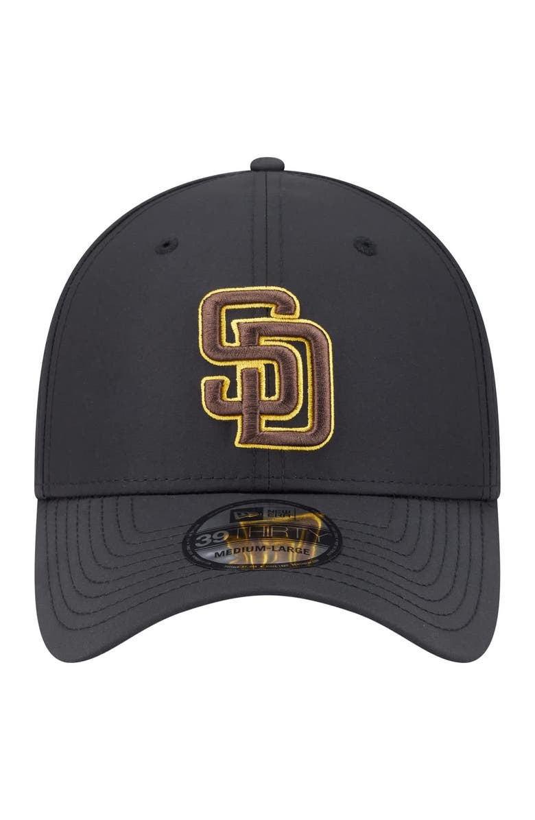 New Era Men's New Era Black San Diego Padres Night 39THIRTY Flex Hat, Alternate, color, Black