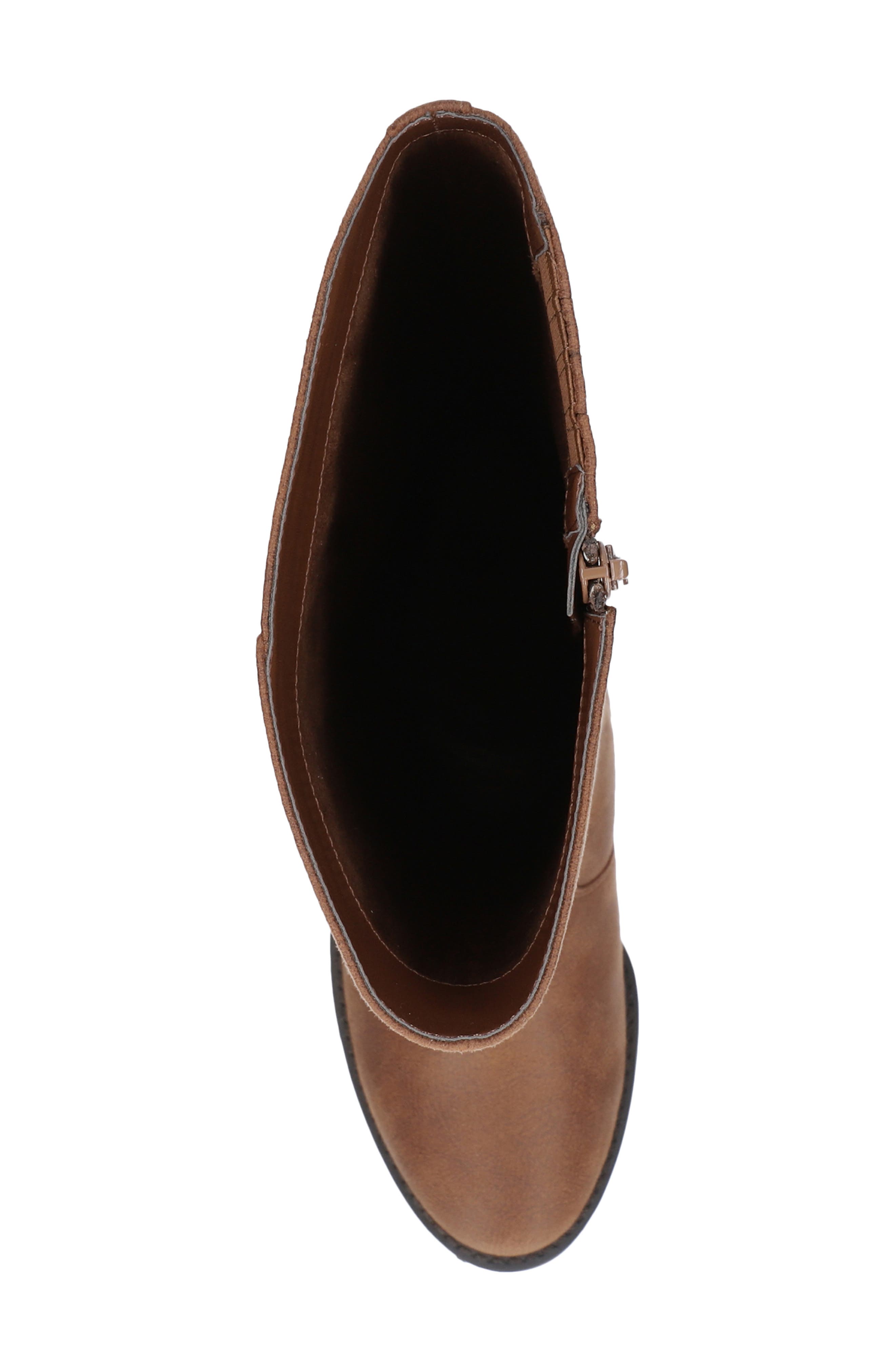 Makayla Knee High Riding Boot, Alternate, color, TAN FAUX LEATHER
