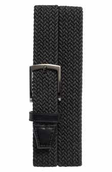 Johnston & Murphy Stretch Braided Knit Belt