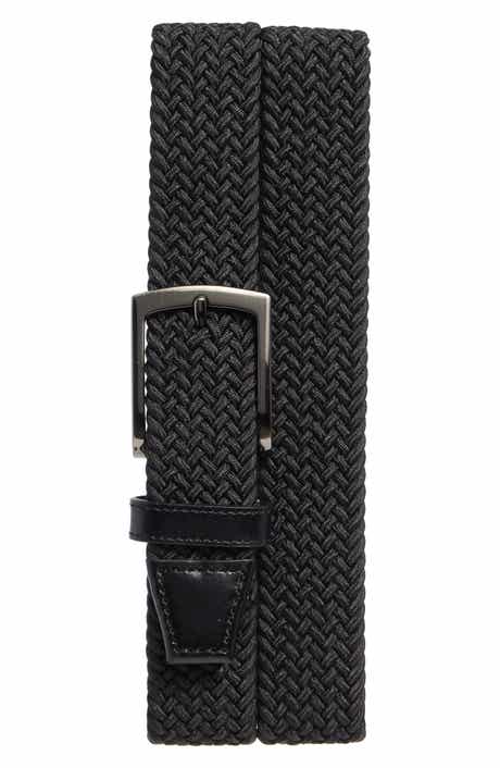 Johnston & Murphy Stretch Braided Knit Belt