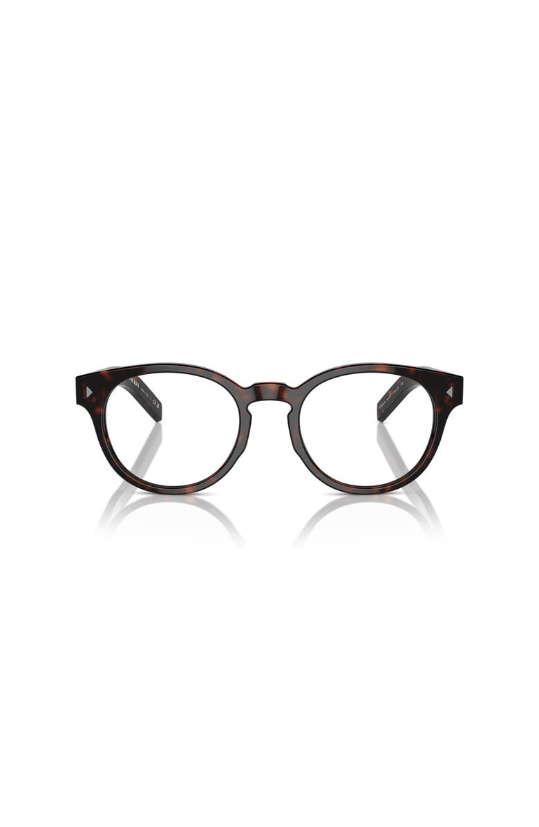 Prada 50mm Phantos optical glasses, Alternate, color, Dark Tortoise