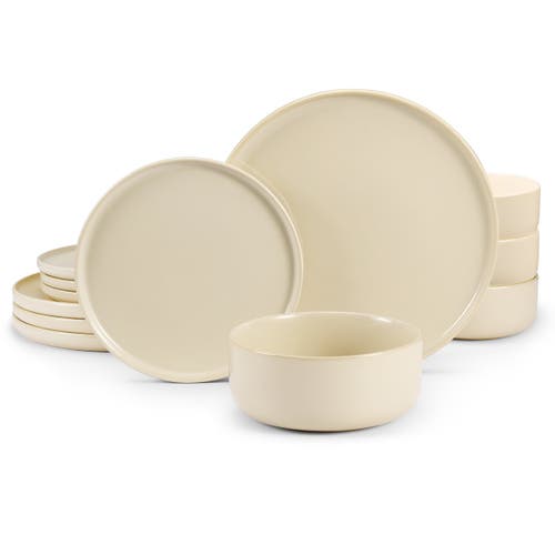 Kook Kitchenware Somerset Collection Ceramic Dinnerware Set In Beige