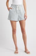 Rails Foster Paperbag Denim Shorts