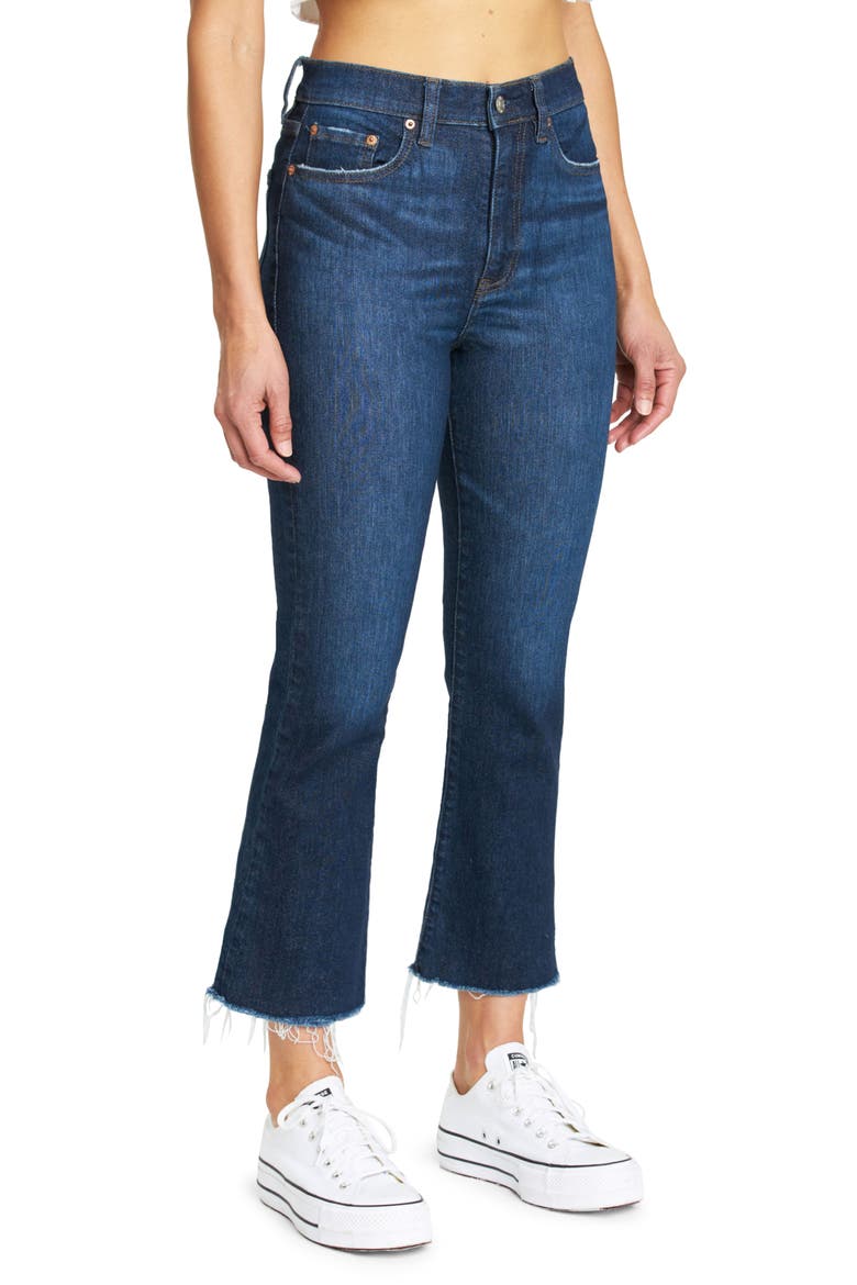 Shy Girl High Waist Crop Flare Jeans, Alternate, color, CHANGES