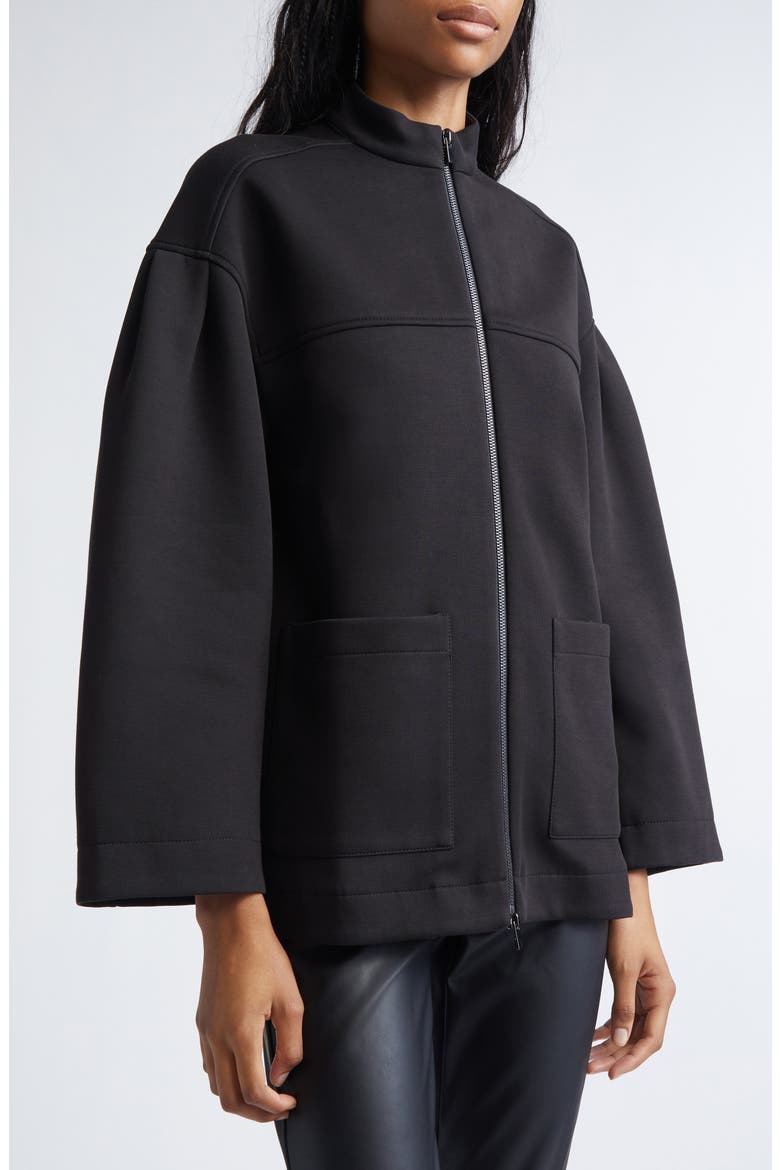 Cadice Cotton Blend Jacket, Alternate, color, BLACK