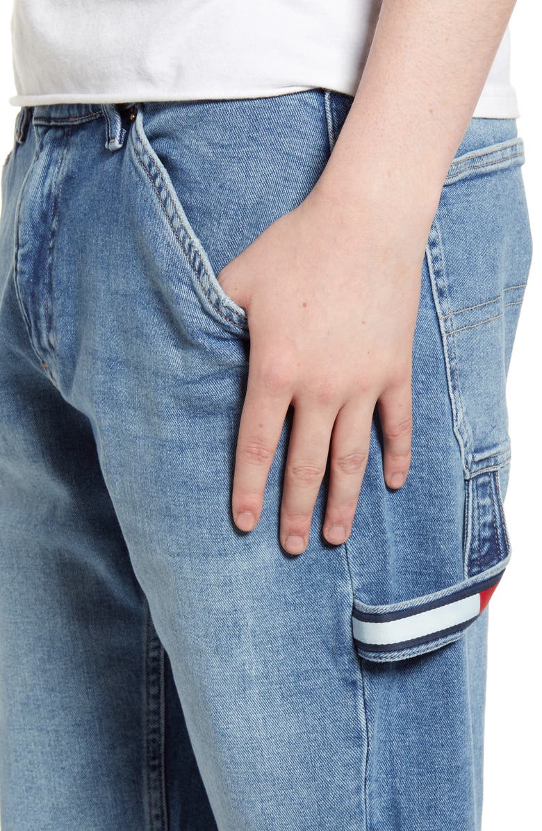 TOMMY JEANS Carpenter Jean Shorts, Alternate, color,