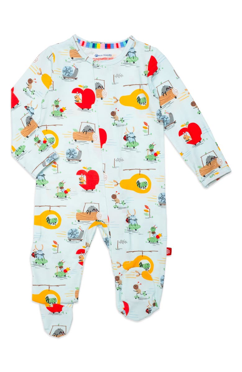 Magnetic Me Fruity Peddlers Print Footie, Main, color, 