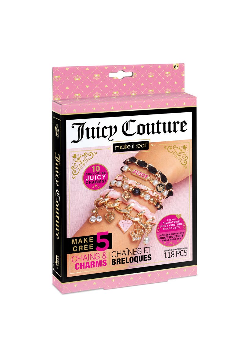 Mini Chains & Charms Kit Create 5 Unique Bracelets, Main, color, Multicolored