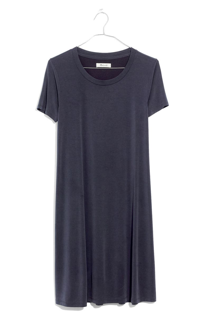 Madewell Sandwashed Swingy Tee Dress, Alternate, color, 