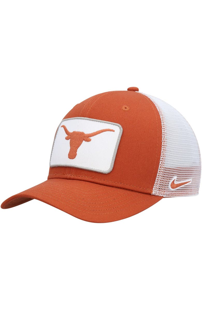 Nike Men's Nike Texas Orange Texas Longhorns Classic99 Trucker Snapback Hat, Main, color, 