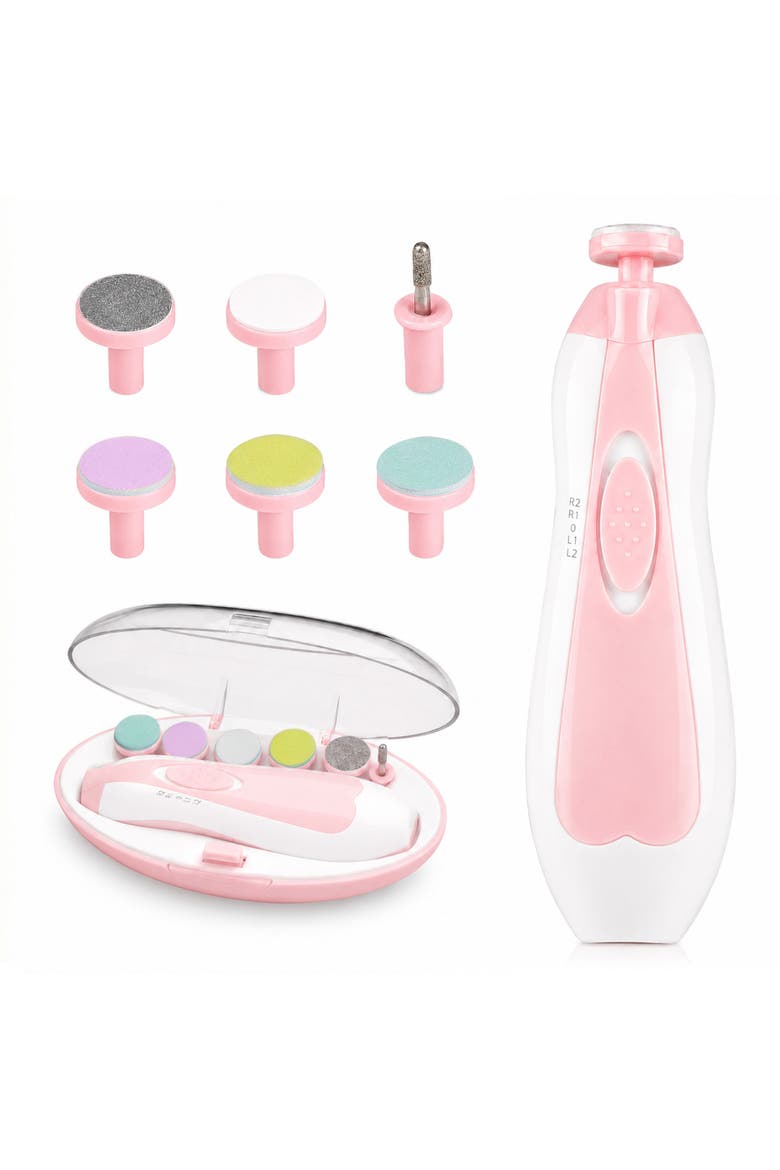 Electric Baby Nail Trimmer Gentle Care Kit, Main, color, Pink