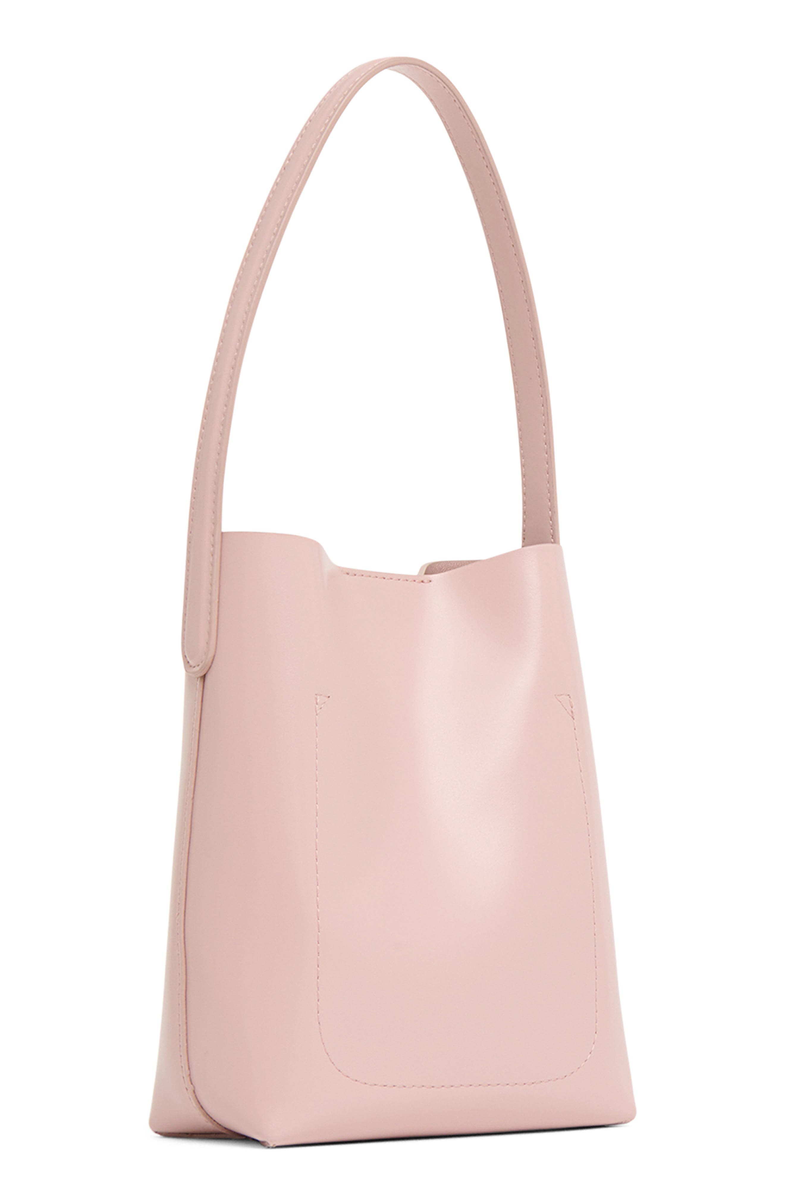 Mansur Gavriel Mini Everyday Cabas Leather Tote, Main, color, Zucchero