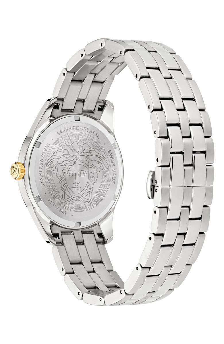 Versace Greca Time Bracelet Watch, 41mm, Alternate, color, 