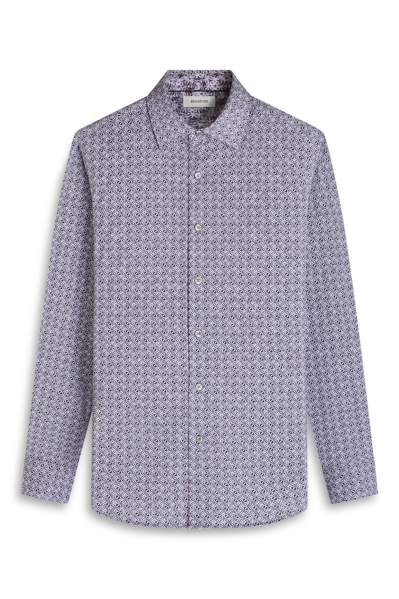 Jimmy OoohCotton® Floral Button-Up Shirt, Alternate, color, ZINC