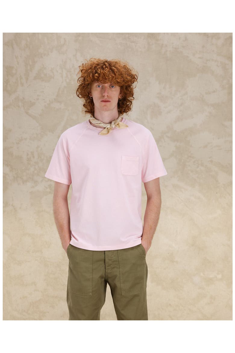 Vermont Jersey T-Shirt with Chest Pocket, Alternate, color, PINK